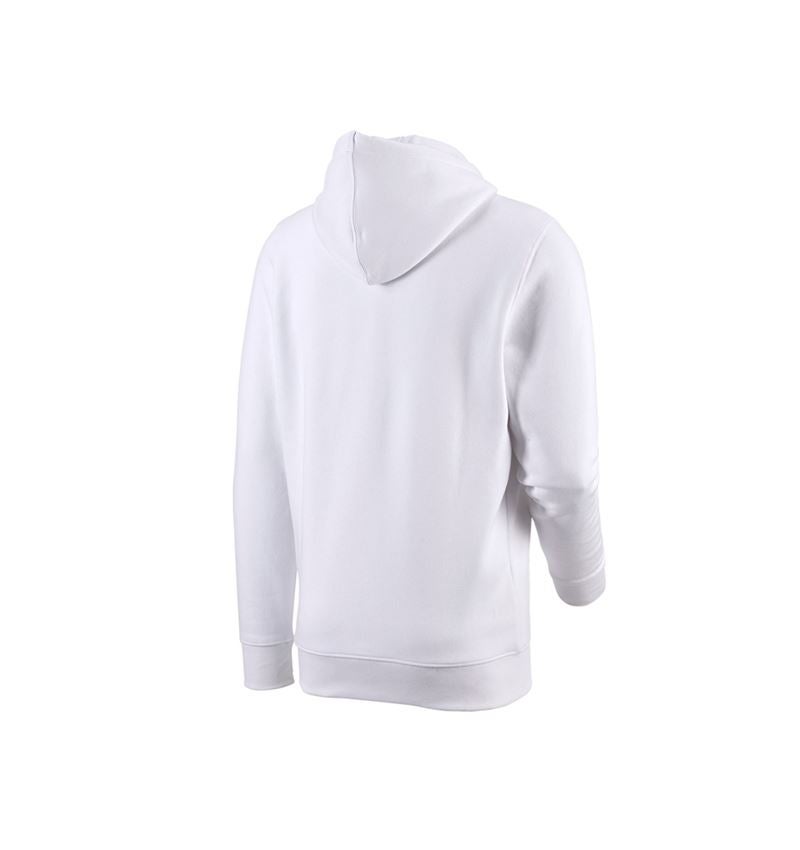 Bovenkleding: e.s. Hoody-Sweatjack poly cotton + wit 4