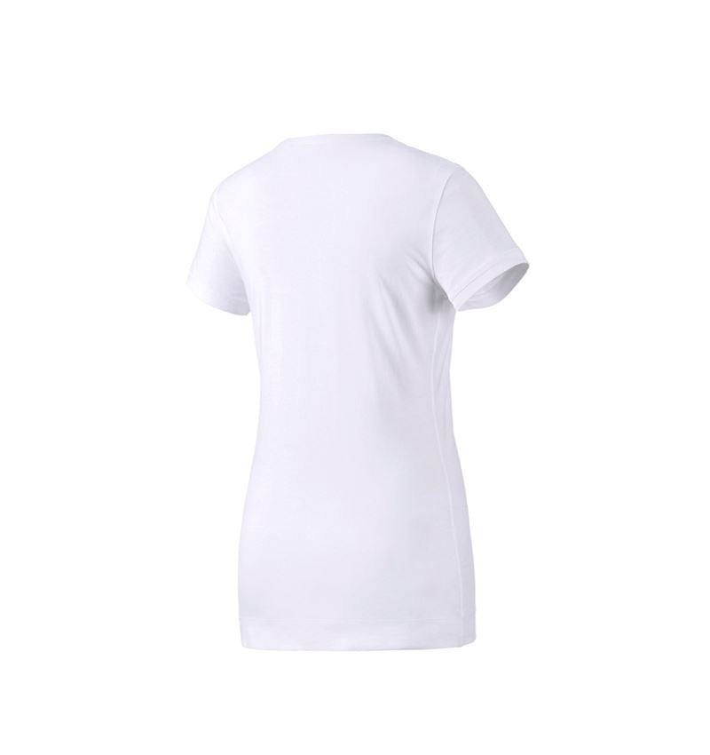 Bovenkleding: e.s. Long-Shirt cotton, dames + wit 2