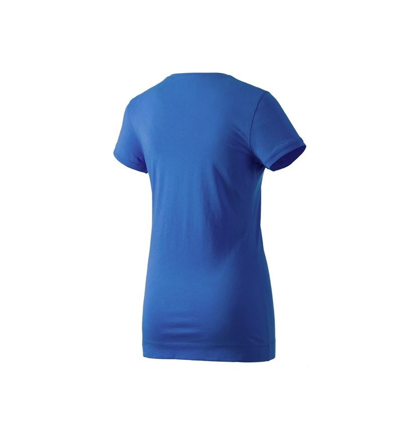 Bovenkleding: e.s. Long-Shirt cotton, dames + gentiaanblauw 2