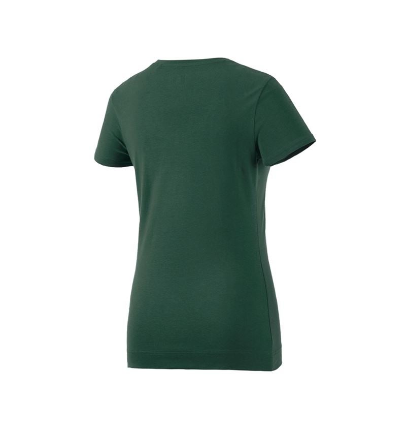 Onderwerpen: e.s. T-Shirt cotton stretch, dames + groen 3