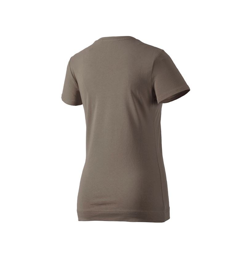 Bovenkleding: e.s. T-Shirt cotton stretch, dames + steen 3