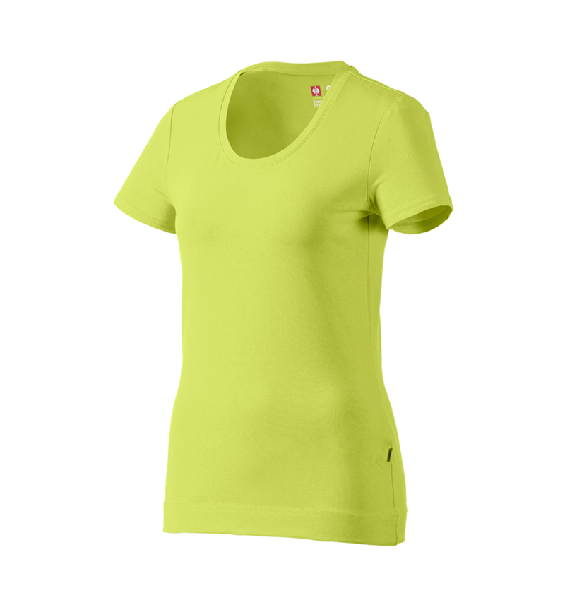Bovenkleding: e.s. T-Shirt cotton stretch, dames + meigroen 2