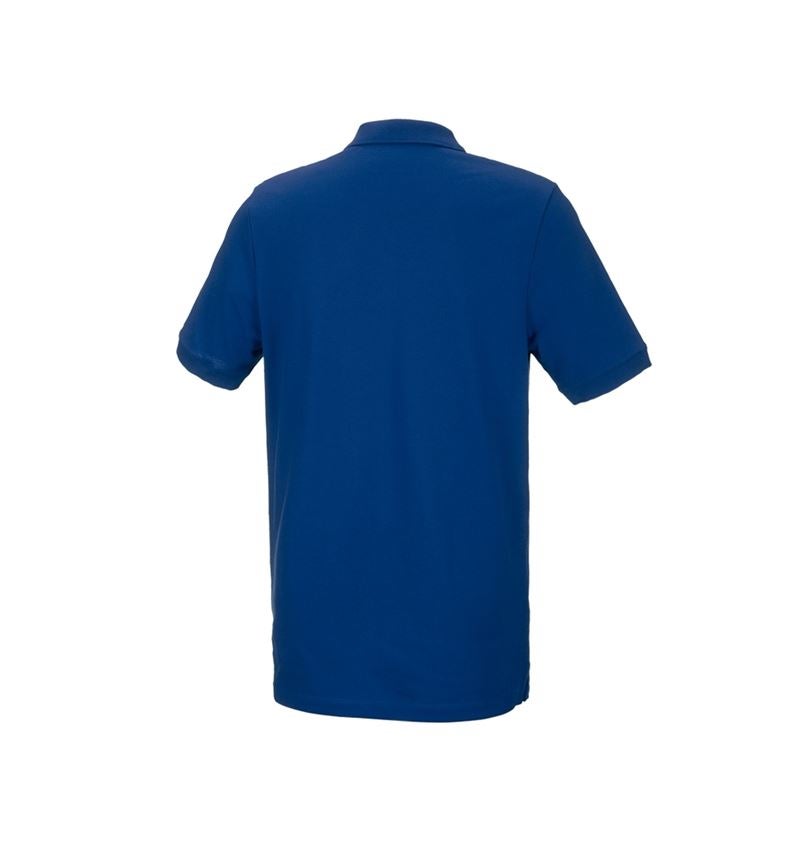 Onderwerpen: e.s. Piqué-Polo cotton stretch, long fit + korenblauw 3