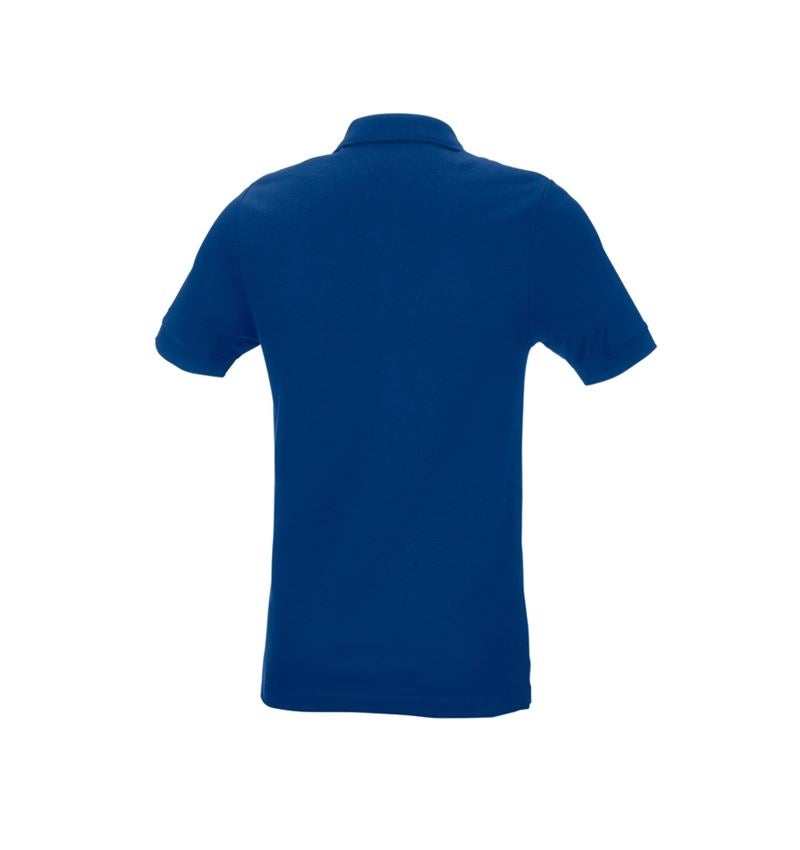 Bovenkleding: e.s. Pique-Polo cotton stretch, slim fit + korenblauw 3