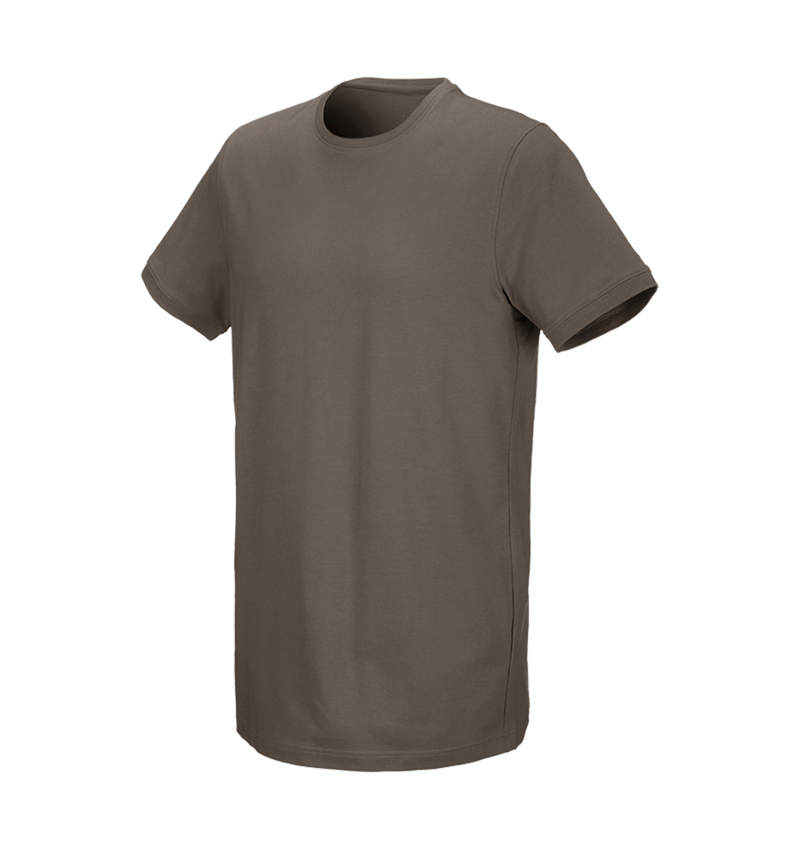 Tuin-/ Land-/ Bosbouw: e.s. T-Shirt cotton stretch, long fit + steen 2