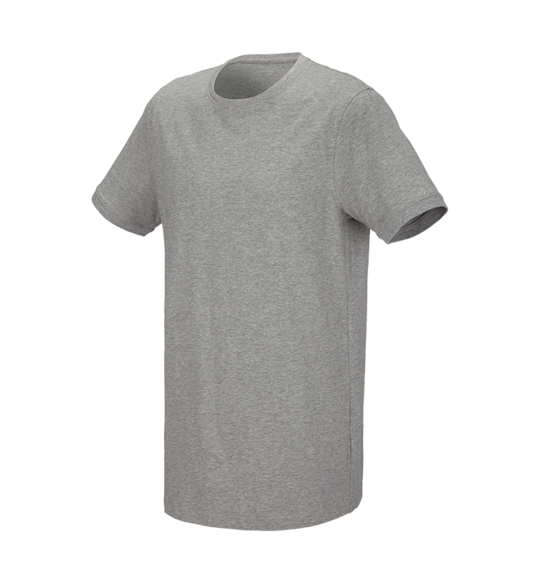 Tuin-/ Land-/ Bosbouw: e.s. T-Shirt cotton stretch, long fit + grijs mêlee 2