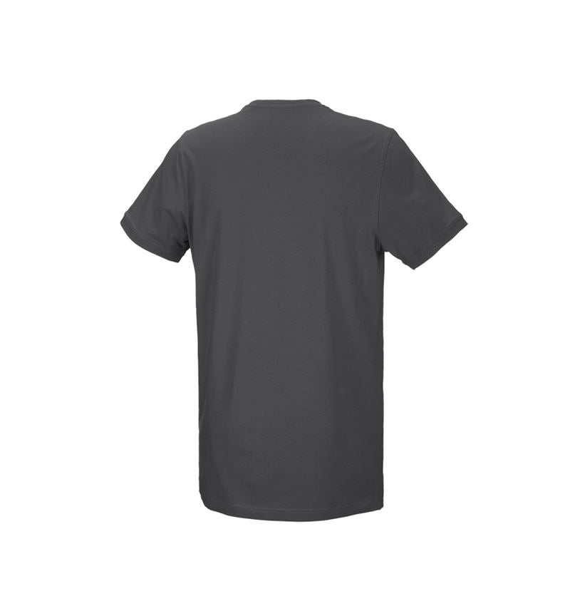 Loodgieter / Installateurs: e.s. T-Shirt cotton stretch, long fit + antraciet 3