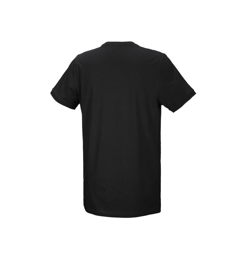 Loodgieter / Installateurs: e.s. T-Shirt cotton stretch, long fit + zwart 3