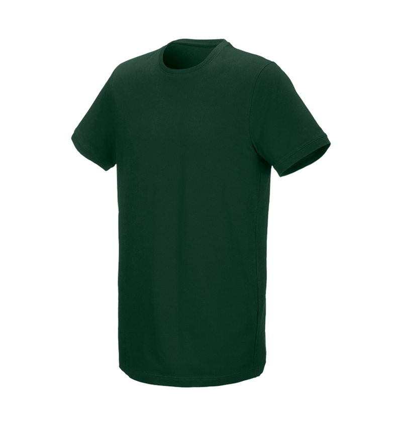 Schrijnwerkers / Meubelmakers: e.s. T-Shirt cotton stretch, long fit + groen 1