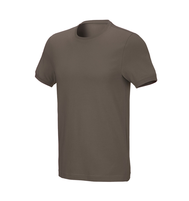 Tuin-/ Land-/ Bosbouw: e.s. T-Shirt cotton stretch, slim fit + steen 2
