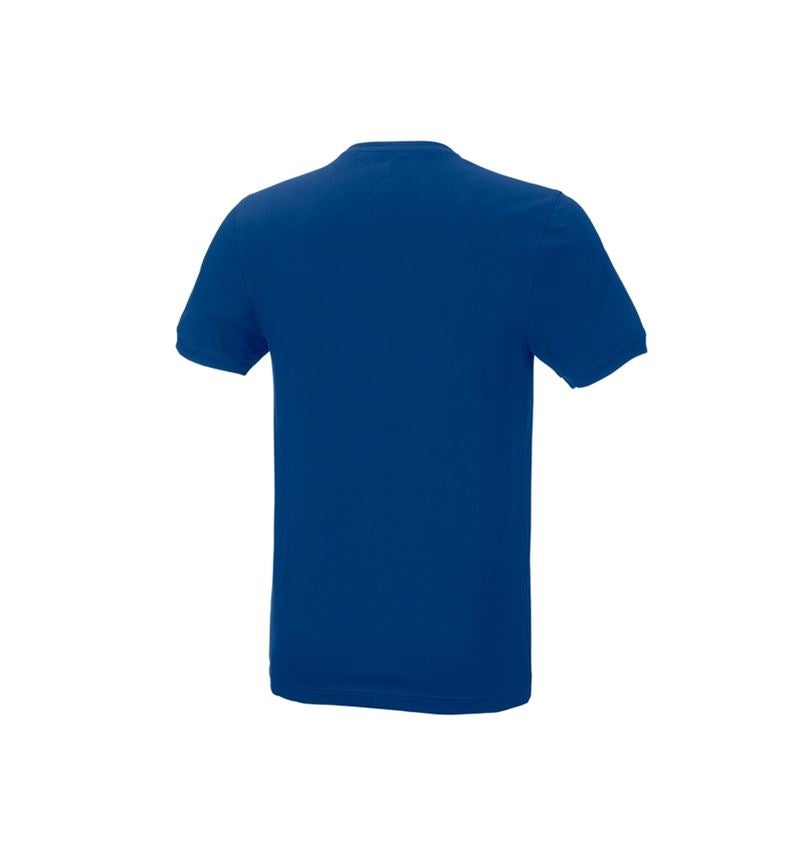 Tuin-/ Land-/ Bosbouw: e.s. T-Shirt cotton stretch, slim fit + korenblauw 3