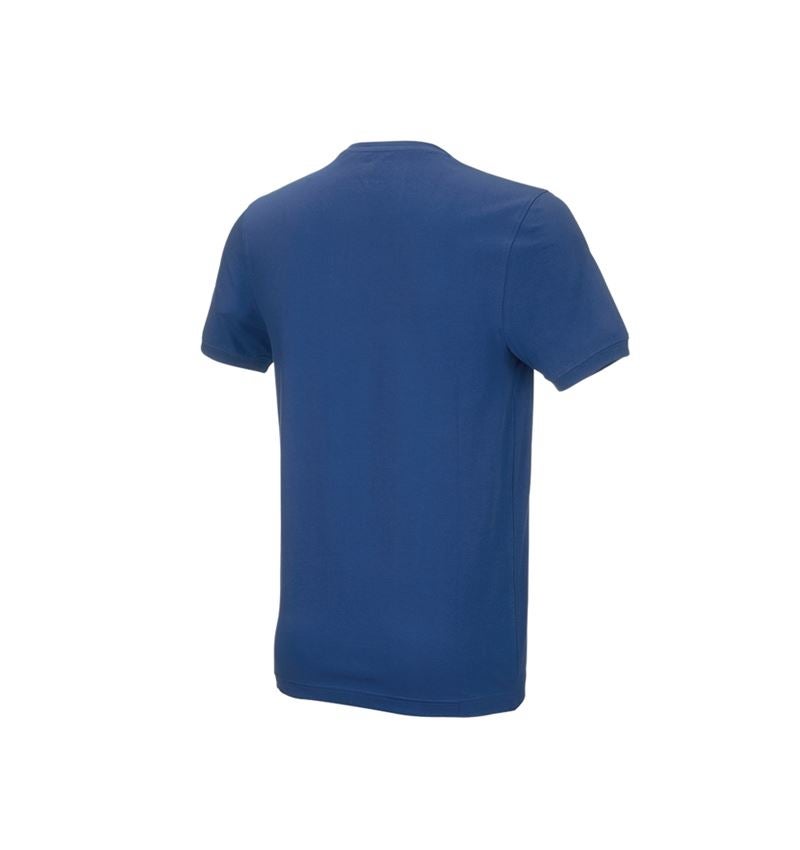 Schrijnwerkers / Meubelmakers: e.s. T-Shirt cotton stretch, slim fit + alkalisch blauw 3