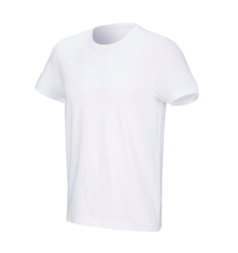 Tuin-/ Land-/ Bosbouw: e.s. T-Shirt cotton stretch + wit 3