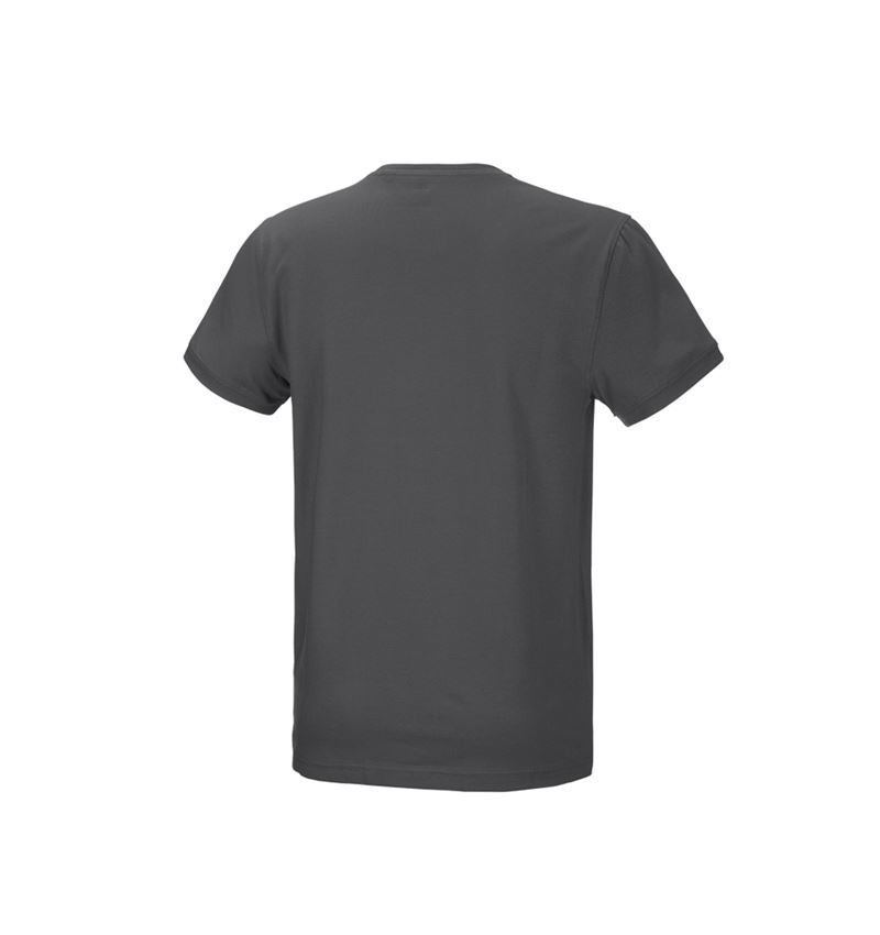 Tuin-/ Land-/ Bosbouw: e.s. T-Shirt cotton stretch + antraciet 4