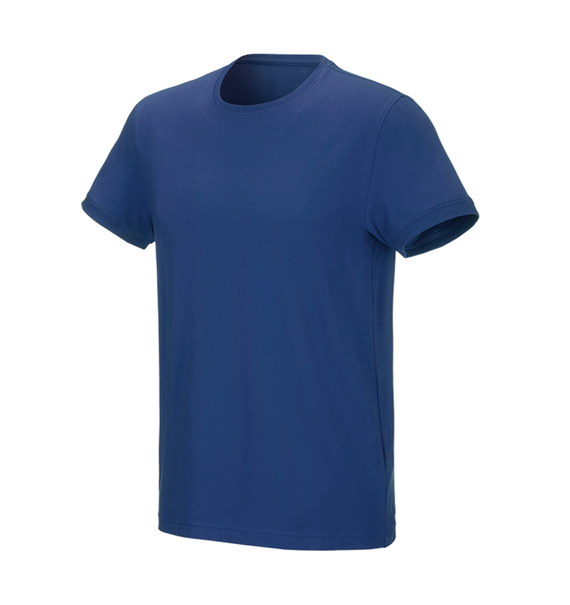 Tuin-/ Land-/ Bosbouw: e.s. T-Shirt cotton stretch + alkalisch blauw 2