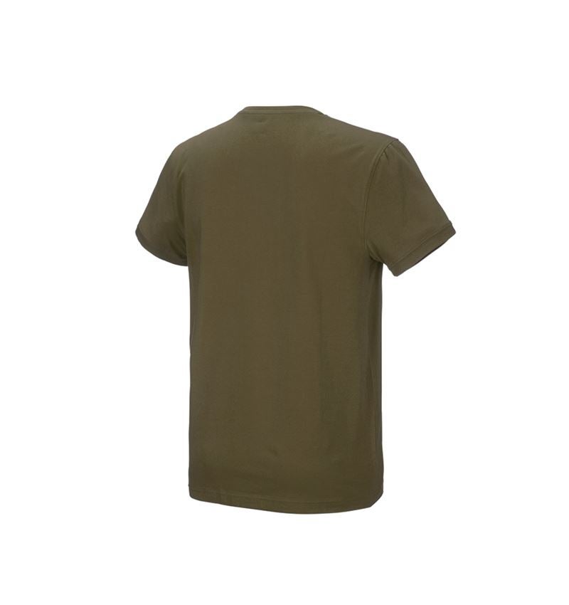 Schrijnwerkers / Meubelmakers: e.s. T-Shirt cotton stretch + moddergroen 3