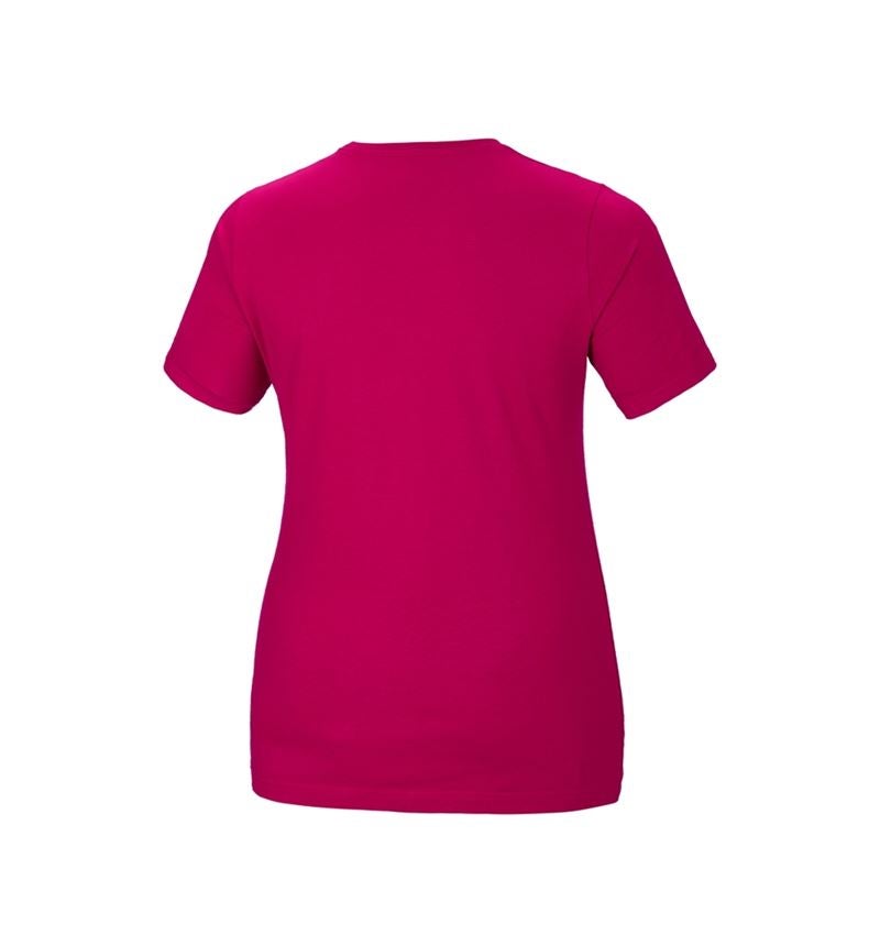 Bovenkleding: e.s. T-Shirt cotton stretch, dames, plus fit + bessen 3