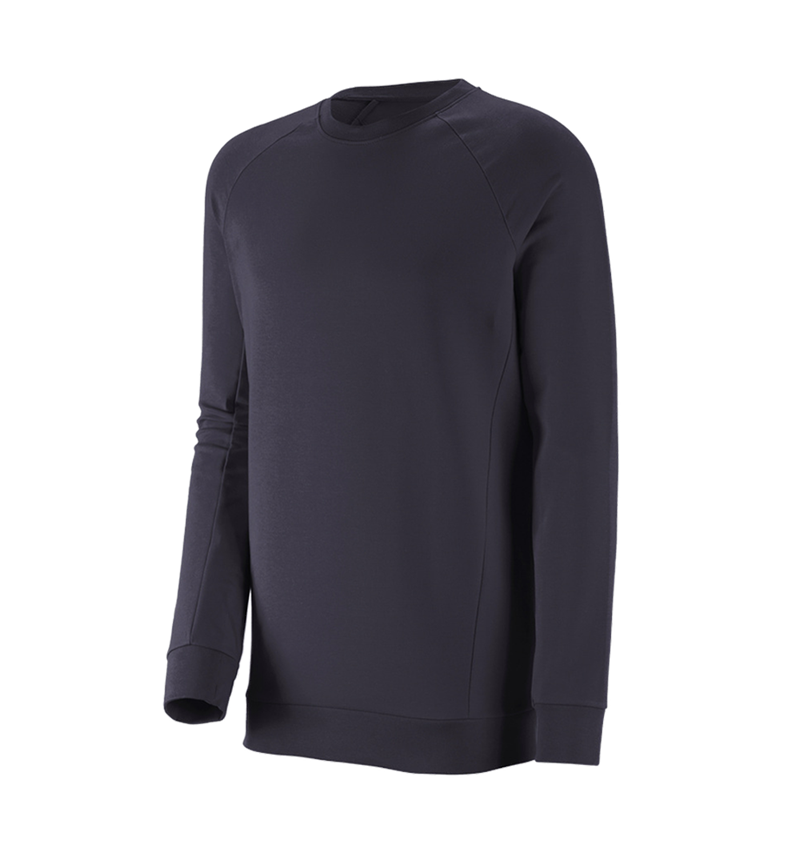 Onderwerpen: e.s. Sweatshirt cotton stretch, long fit + donkerblauw 2