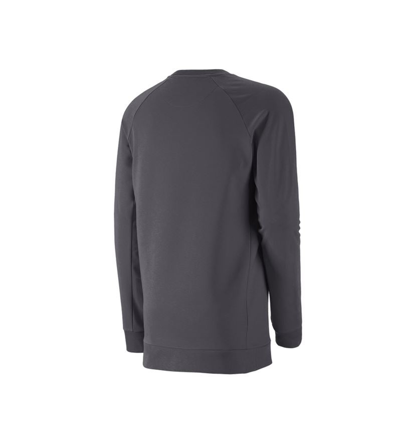 Tuin-/ Land-/ Bosbouw: e.s. Sweatshirt cotton stretch, long fit + antraciet 3
