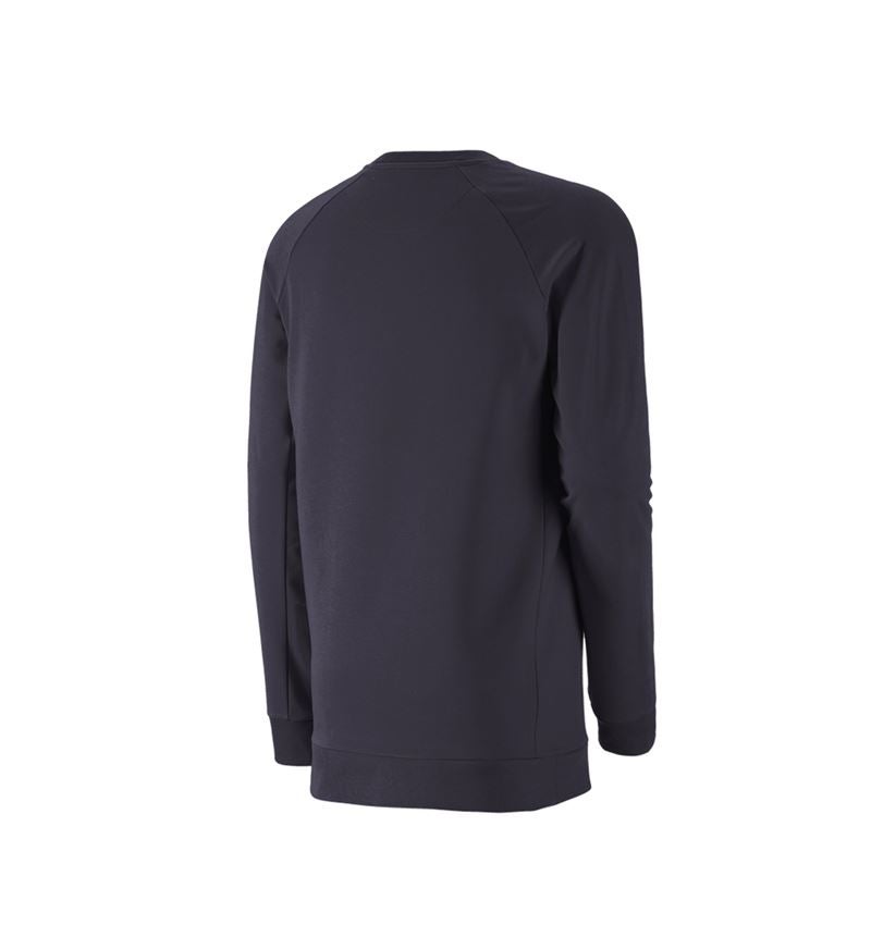 Loodgieter / Installateurs: e.s. Sweatshirt cotton stretch, long fit + donkerblauw 3
