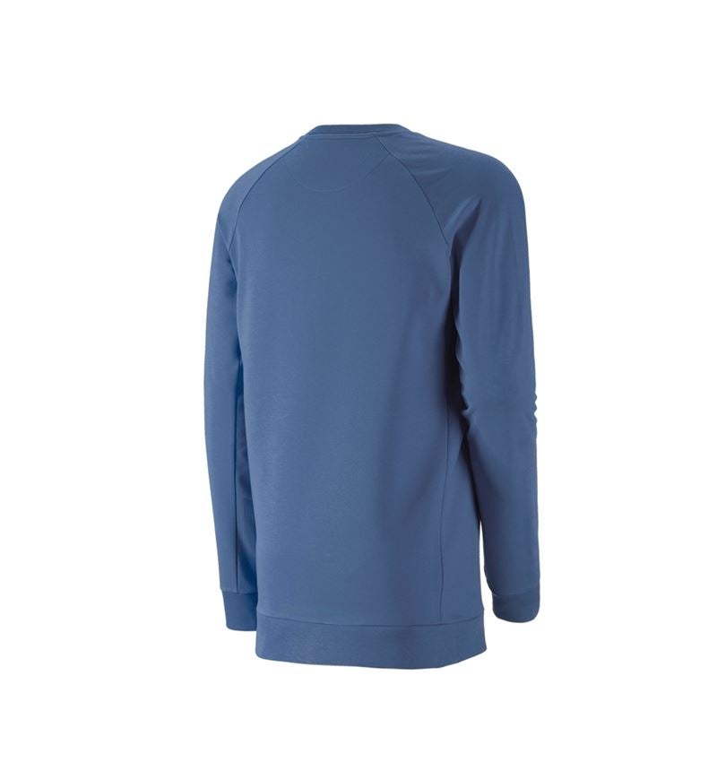 Tuin-/ Land-/ Bosbouw: e.s. Sweatshirt cotton stretch, long fit + kobalt 3