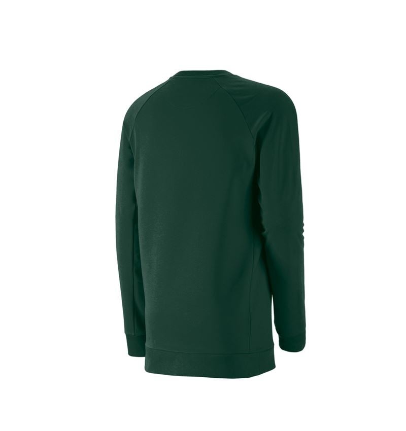 Bovenkleding: e.s. Sweatshirt cotton stretch, long fit + groen 3