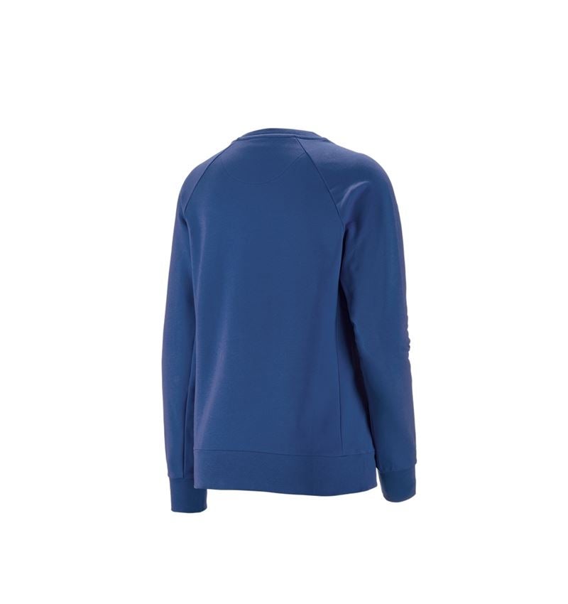 Onderwerpen: e.s. Sweatshirt cotton stretch, dames + alkalisch blauw 3