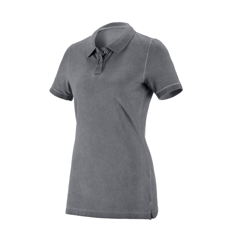 Bovenkleding: e.s. Polo-Shirt vintage cotton stretch, dames + cement vintage 3