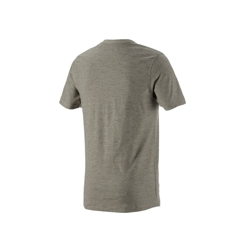 Bovenkleding: T-Shirt e.s.vintage + camouflagegroen melange 3