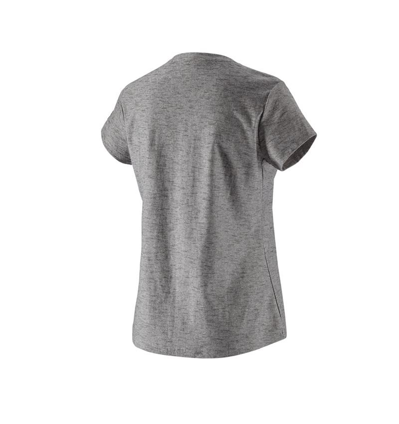 Bovenkleding: T-Shirt e.s.vintage, dames + zwart melange 3
