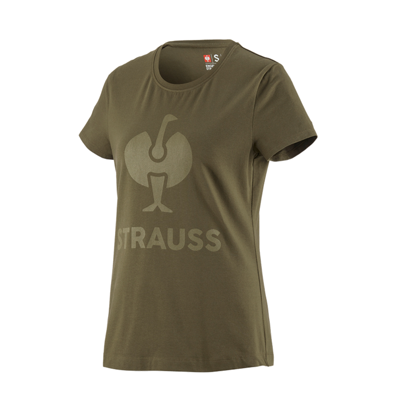 Bovenkleding: T-Shirt e.s.concrete, dames + moddergroen 2