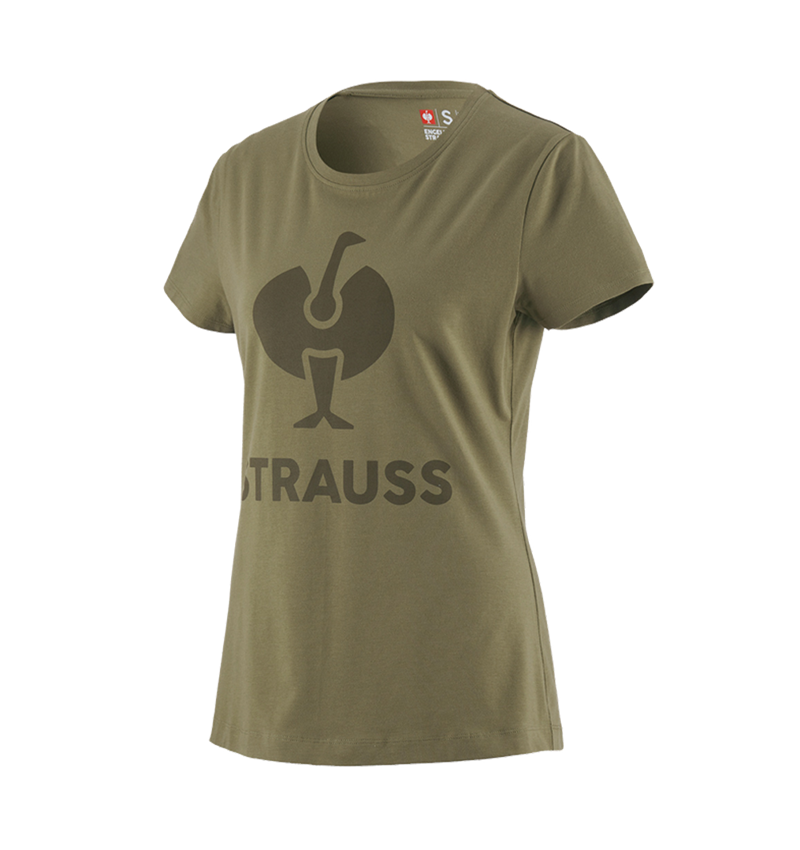 Bovenkleding: T-Shirt e.s.concrete, dames + stipa-groen 1