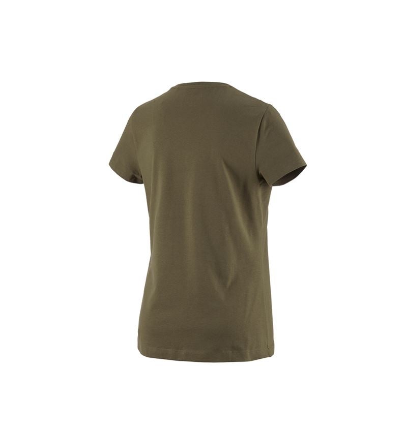Bovenkleding: T-Shirt e.s.concrete, dames + moddergroen 3