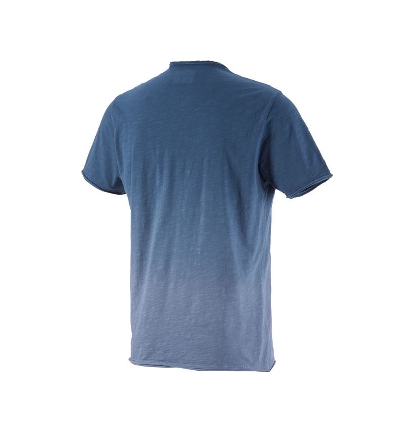 Bovenkleding: e.s. T-Shirt workwear ostrich + antiek blauw vintage 1