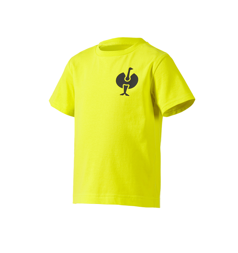 Bovenkleding: T-Shirt e.s.trail, kinderen + zuurgeel/zwart 2