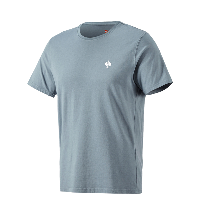 Bovenkleding: T-Shirt e.s.motion ten pure + rookblauw vintage 2