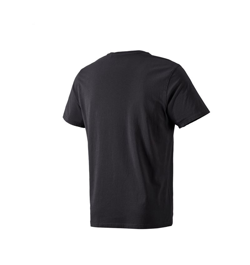Bovenkleding: T-Shirt e.s.motion ten pure + oxidezwart vintage 3