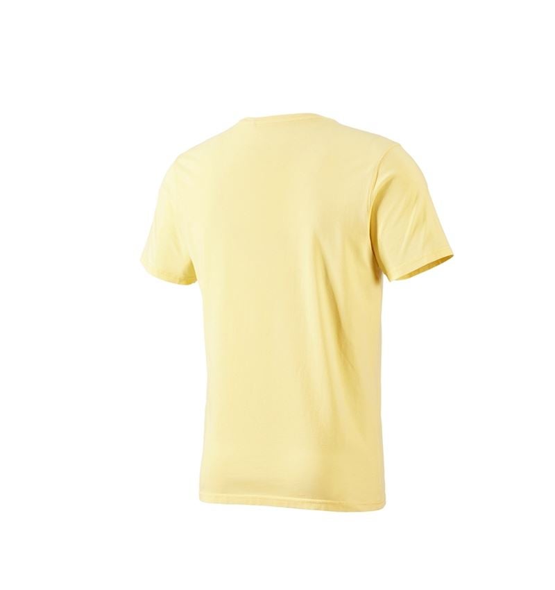 Bovenkleding: T-Shirt e.s.motion ten pure + lichtgeel vintage 3
