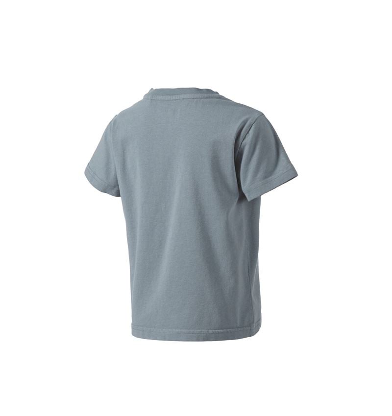 Bovenkleding: T-Shirt e.s.motion ten pure, kinderen + rookblauw vintage 1