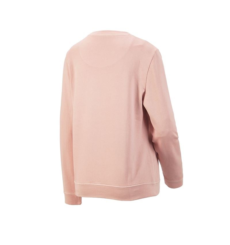 Bovenkleding: Sweatshirt e.s.botanica, dames + natuurlijk roze 3