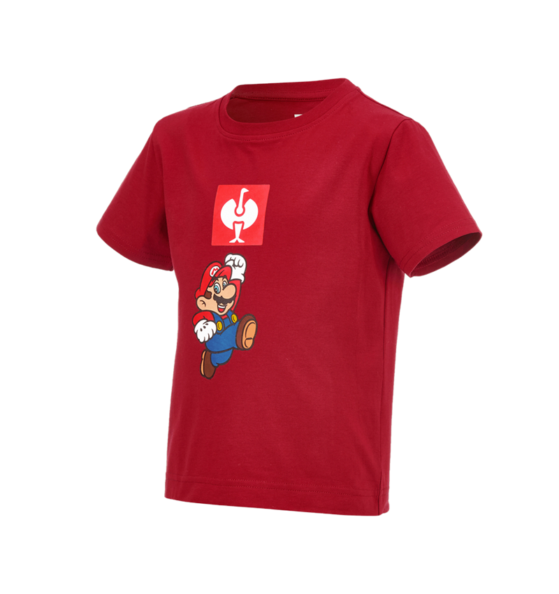 Samenwerkingen: Super Mario T-Shirt, kinderen + vuurrood 2