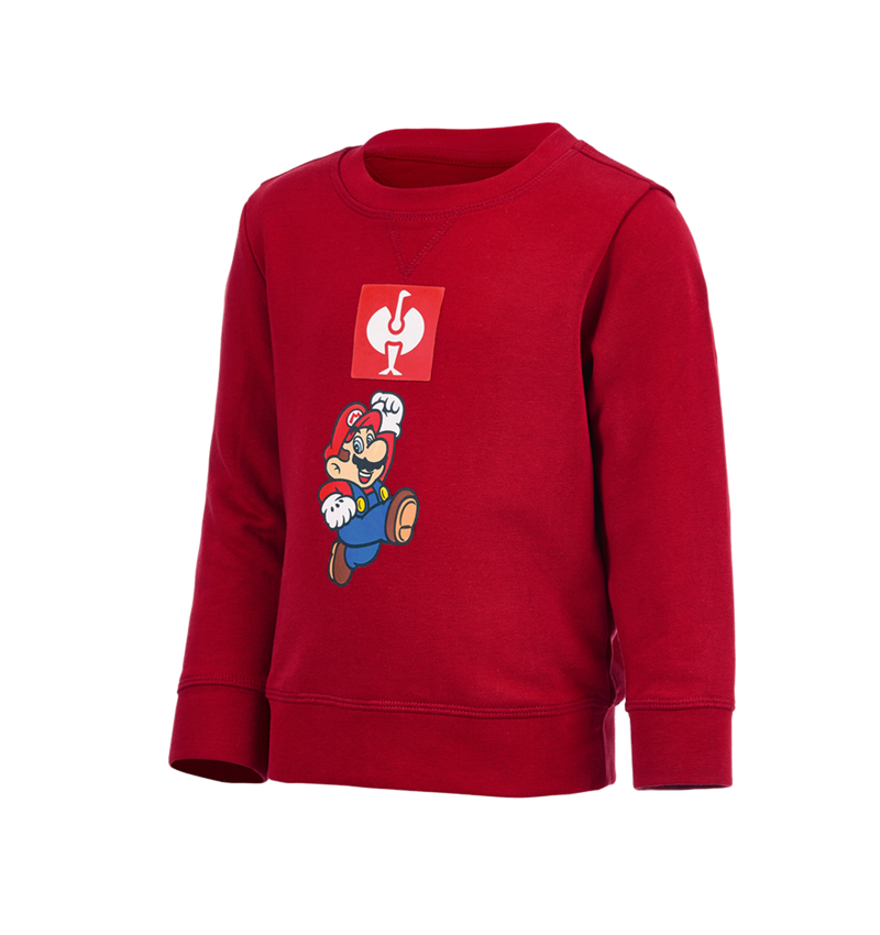 Samenwerkingen: Super Mario sweatshirt, kids + vuurrood 2