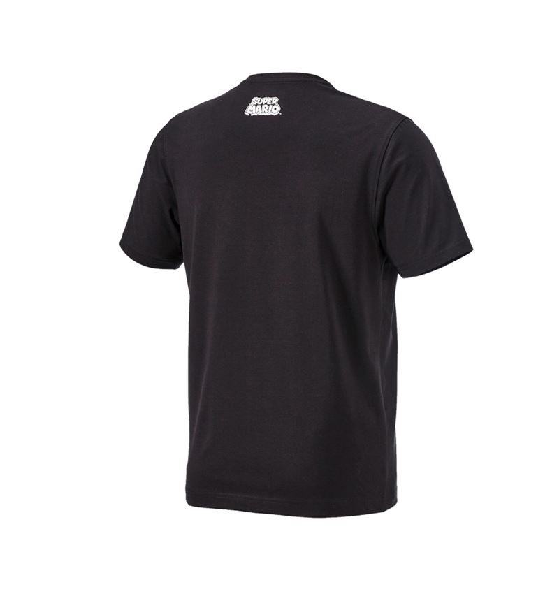 Bovenkleding: Super Mario T-shirt, heren + zwart 2