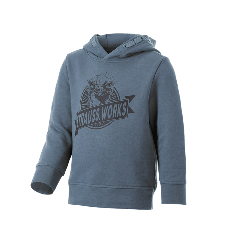 Bovenkleding: Hoody-Sweatshirt e.s.iconic works, kinderen + oxideblauw 5