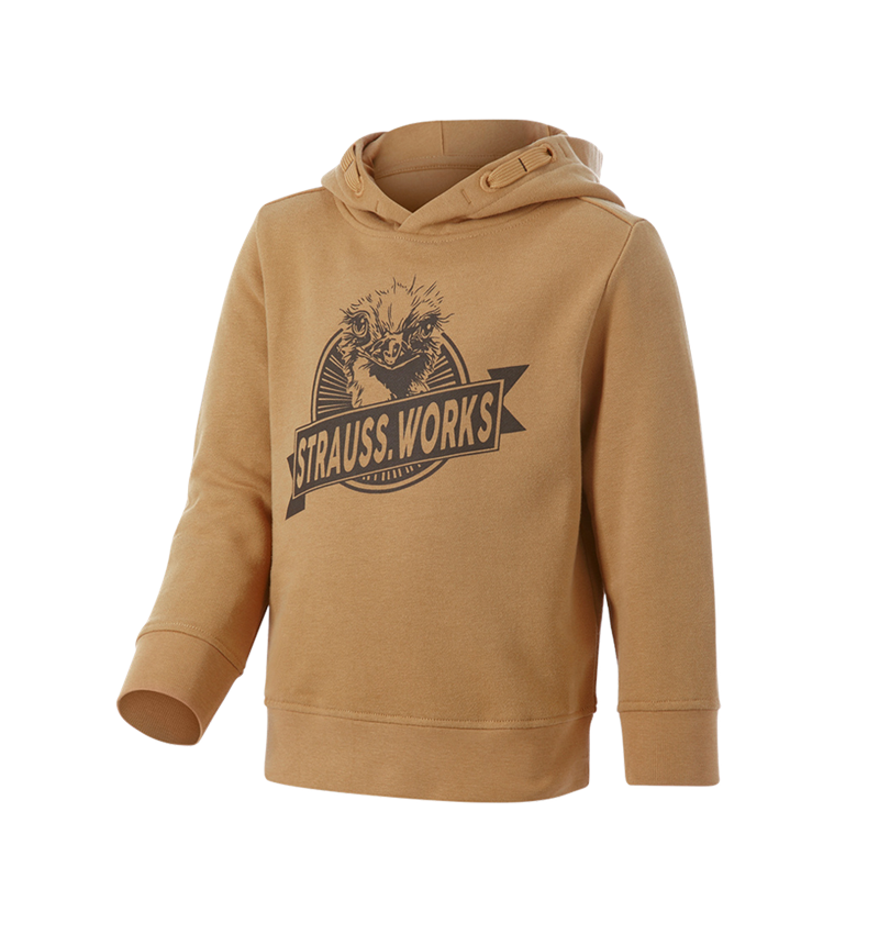 Kleding: Hoody-Sweatshirt e.s.iconic works, kinderen + amandelbruin 4