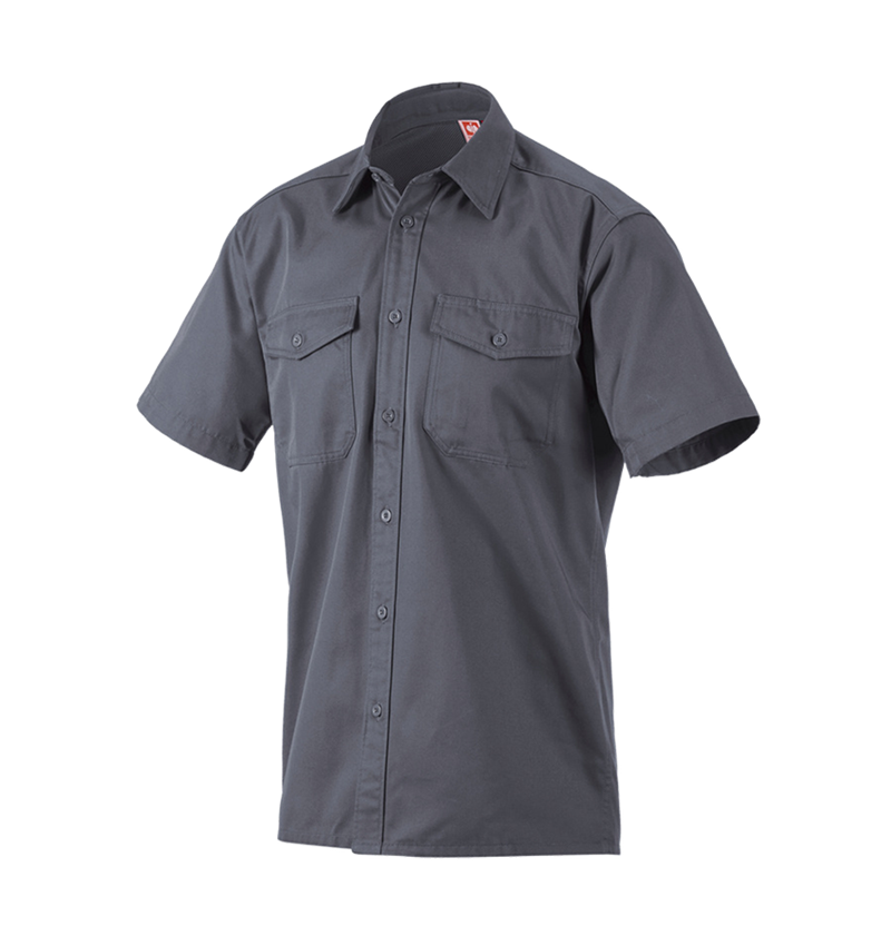 Bovenkleding: Werkhemden e.s.classic, korte mouw + grijs 2