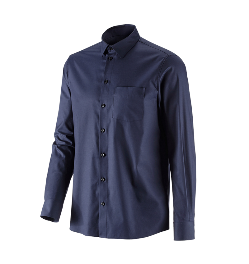 Bovenkleding: e.s. Business overhemd cotton stretch, comfort fit + donkerblauw 3