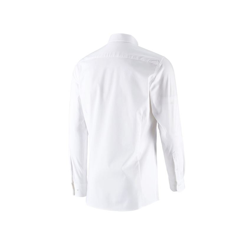 Onderwerpen: e.s. Business overhemd cotton stretch, slim fit + wit 4