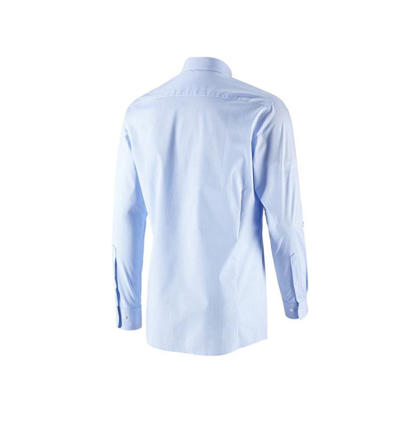 Bovenkleding: e.s. Business overhemd cotton stretch, slim fit + vorstblauw geruit 5