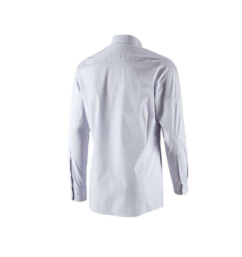 Bovenkleding: e.s. Business overhemd cotton stretch, slim fit + nevelgrijs geruit 3